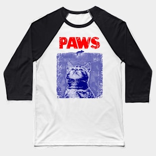 Paws (Jaws) Baseball T-Shirt